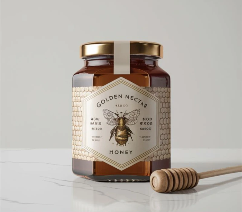 Honey label design