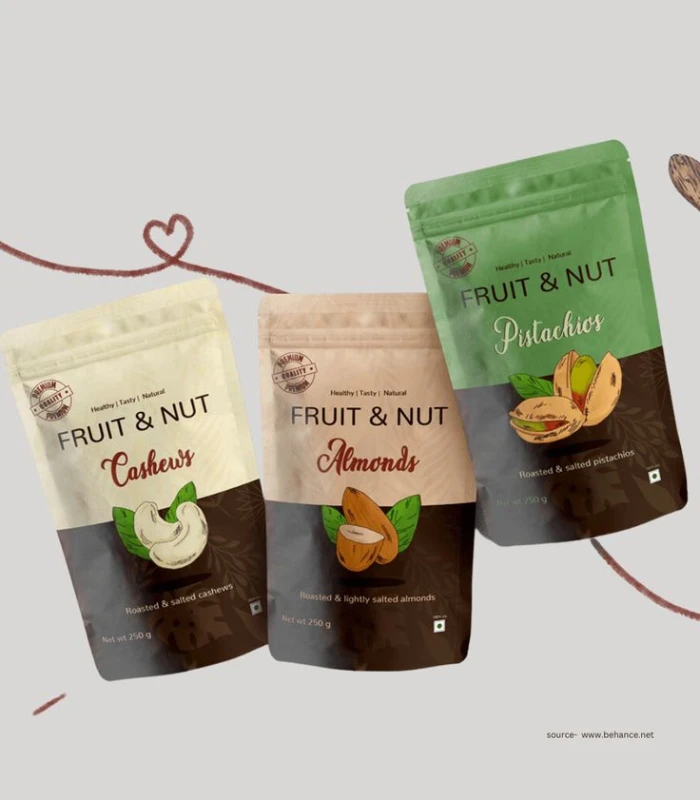 Dry Fruit Packaging Design