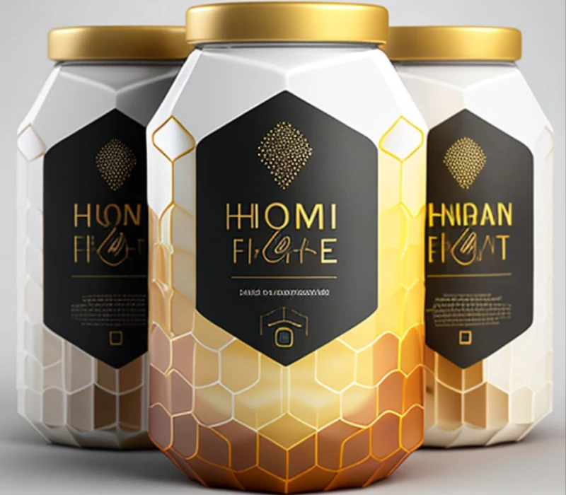 Honey label design