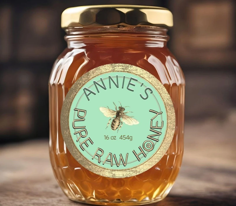 Honey label design