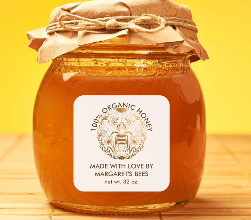 Honey label design