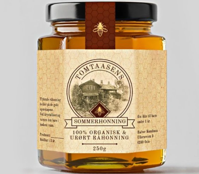Honey label design