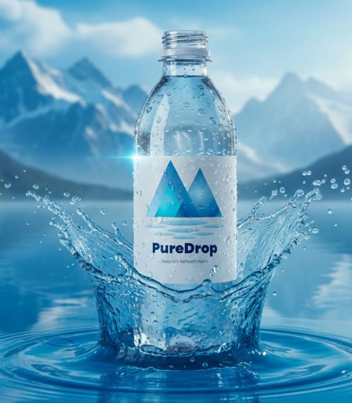water bottle Packaging Design