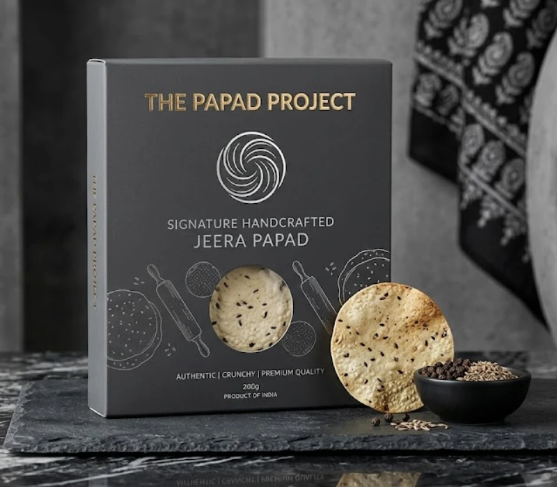 papad packaging design