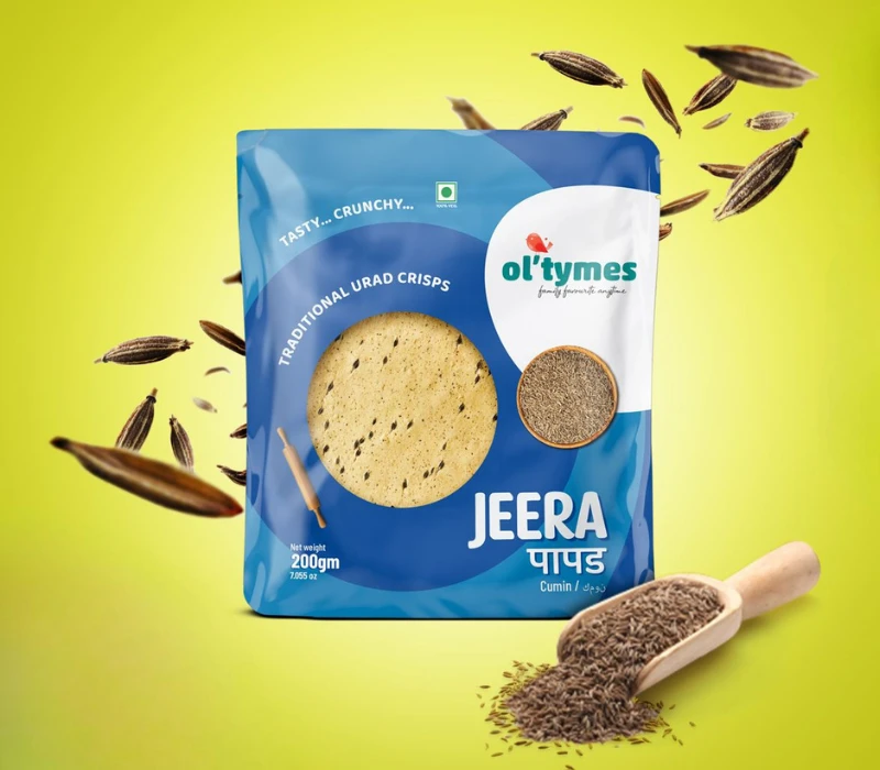 papad packaging design