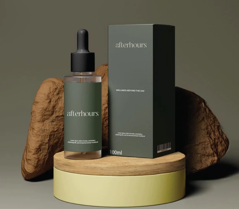 serum packaging design