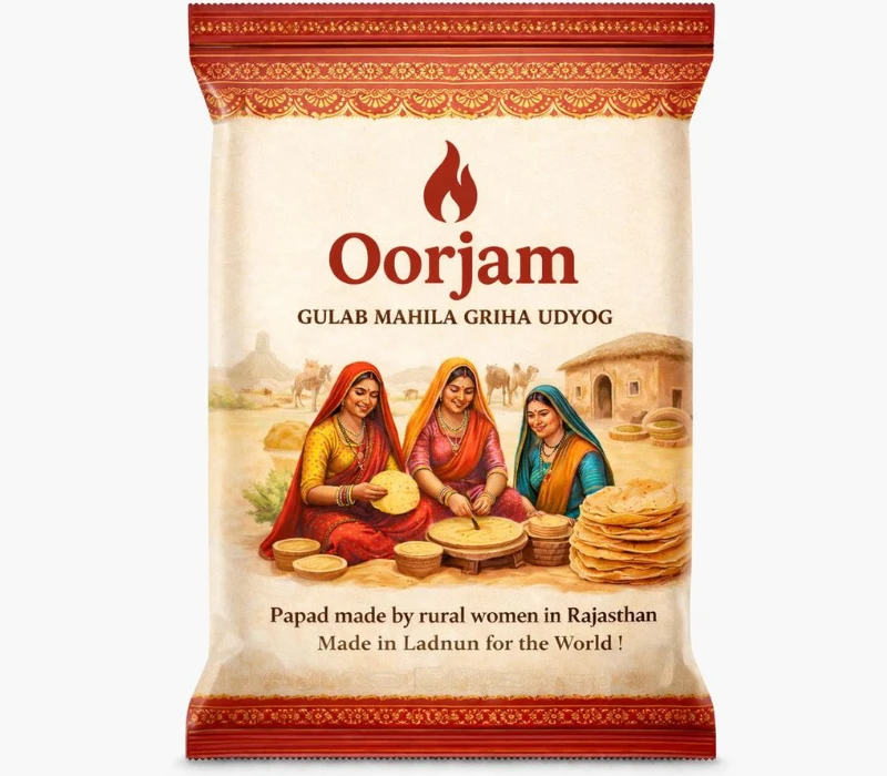 papad packaging design