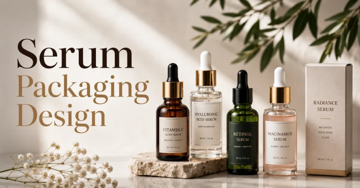 serum packaging design